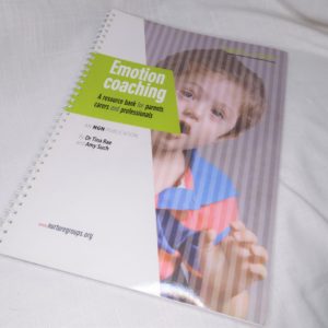 Front cover of the Emotion Coaching publication