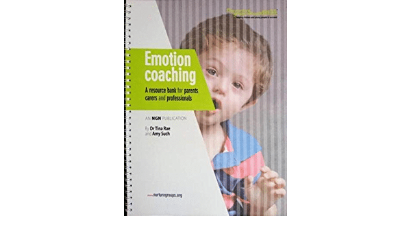 Emotion coaching book cover with a white background