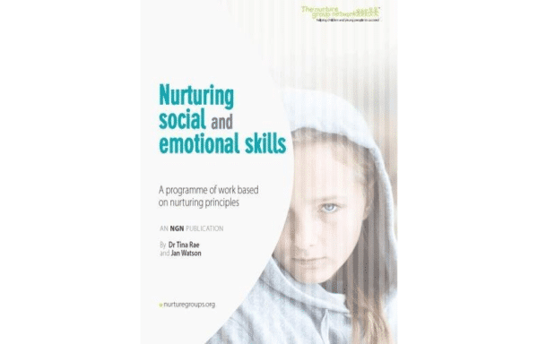 nurturing social and emotional skills image of girl with hood up and text