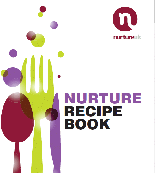 nurtureuk recipe book front cover