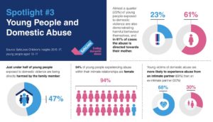 Statistics about young people and domestic abuse