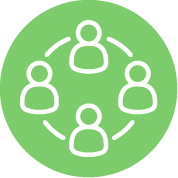 People in a circle icon