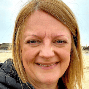 A portrait photo of Karen Massey